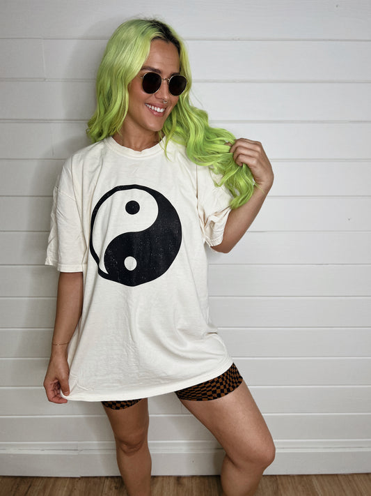 Yin + Yang Oversized Tee